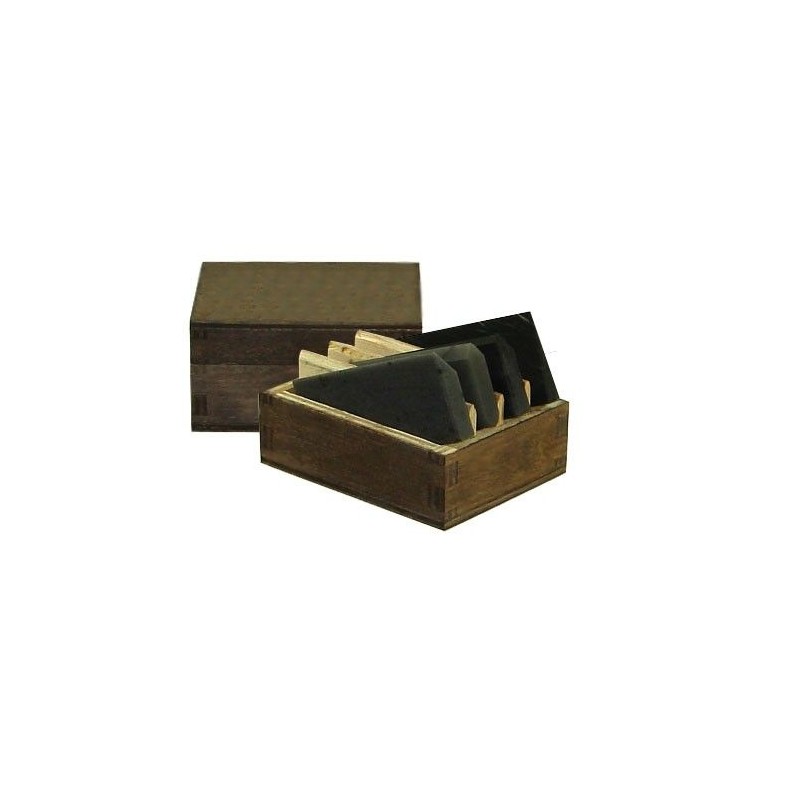 Set 4 piedras de Arkansas Negras