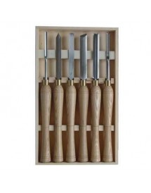 Set of 6 woodturning tools