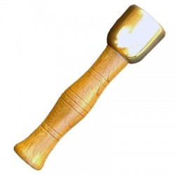 Maza de bronce para gubias y talla