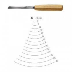 Pfeil carving tool - Sweep 6