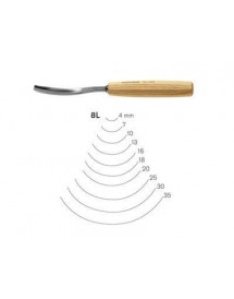 Gubia acodada Pfeil - perfil 8L