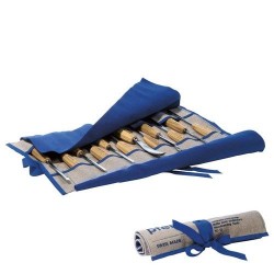 Juego 12 gubias para talla en madera