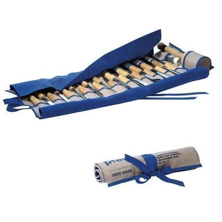 Juego 25 herram. para talla en madera