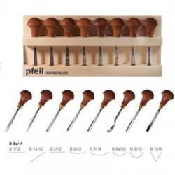 Juego 8 gubias grabadores pfeil