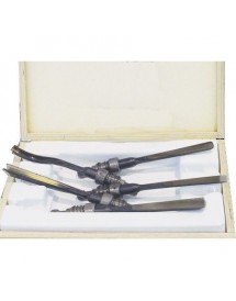 Set of 5 tools for neumatic chisel