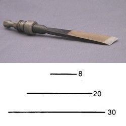 Gubia recta plana para dan 96