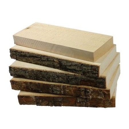 Juego de tablas de tilo para tallar